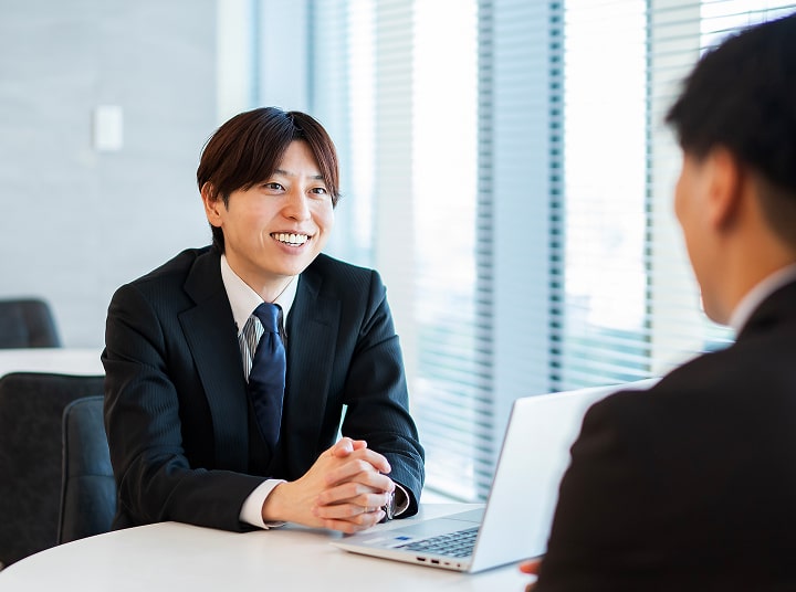 面談の様子